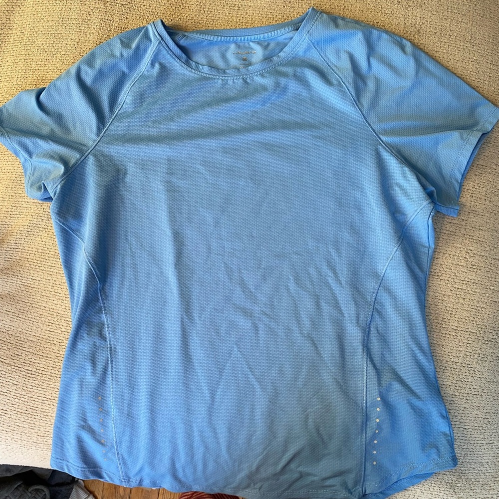 Layer 8 Women's Sky Blue Short Sleeve Tee